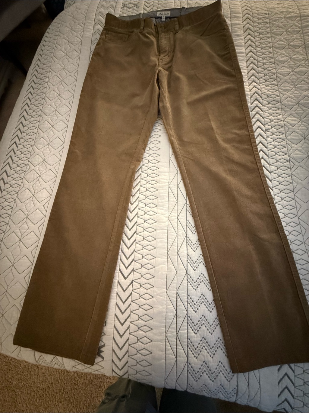 Peter Millar Light Weight Corduroy Pants. 34/30